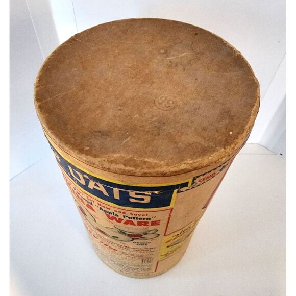 Mothers Oats Old Fashions Quaker Oats Company Cardboard Container Antique - Picture 9 of 12